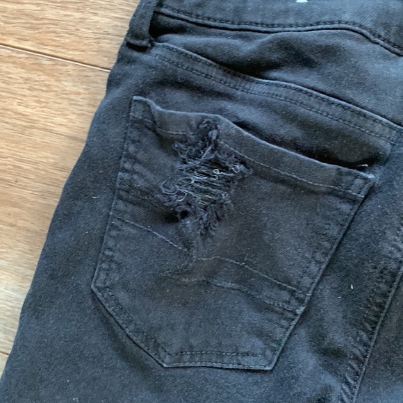 American Eagle sz 0 jegging jeans euc distressed - Picture 8 of 9